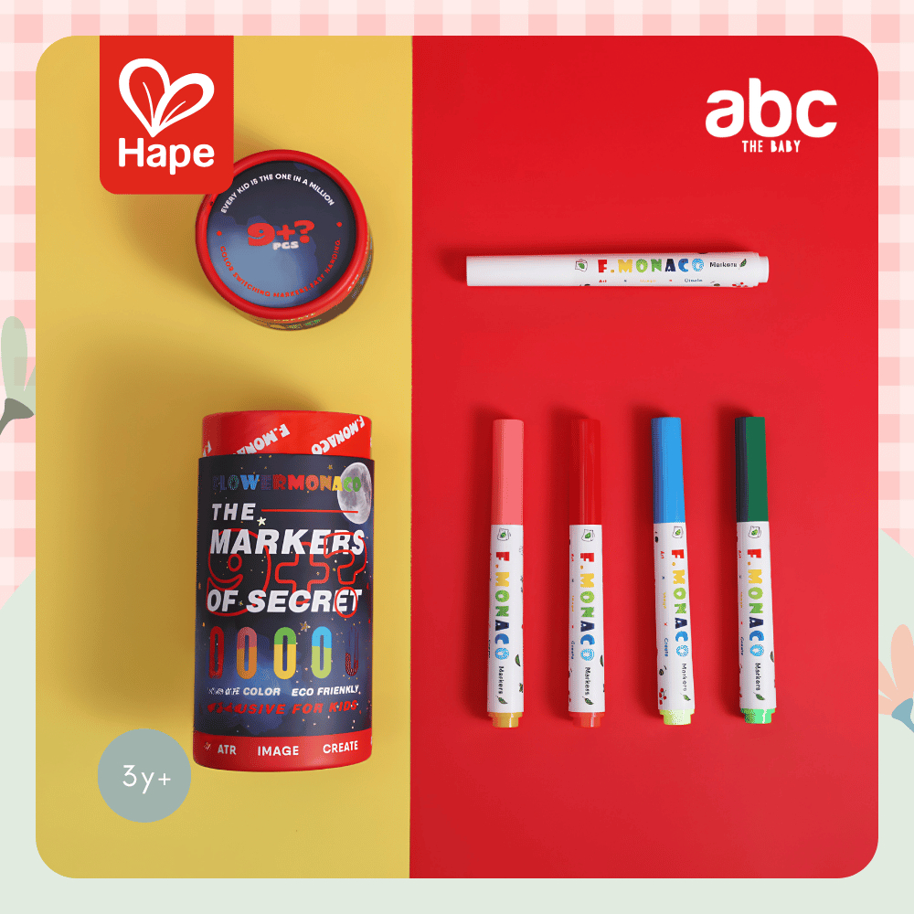 Hape - The Markers of Secret أقلام التلوين السحرية المتغيّرة الألوان 3Y+ صورة 5