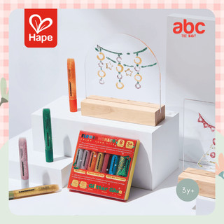 Hape - Glass Adhesive Painting – Glitter Glue Window Paint 3Y+ image 2