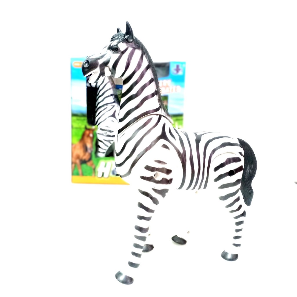 HORSE B/O ม้า ม้าลาย ของเล่นเด็ก ของเล่น ใส่ถ่าน เดินได้ มีเสียง มีไฟ ตรงปก พร้อมวส่ง จากไทย 333