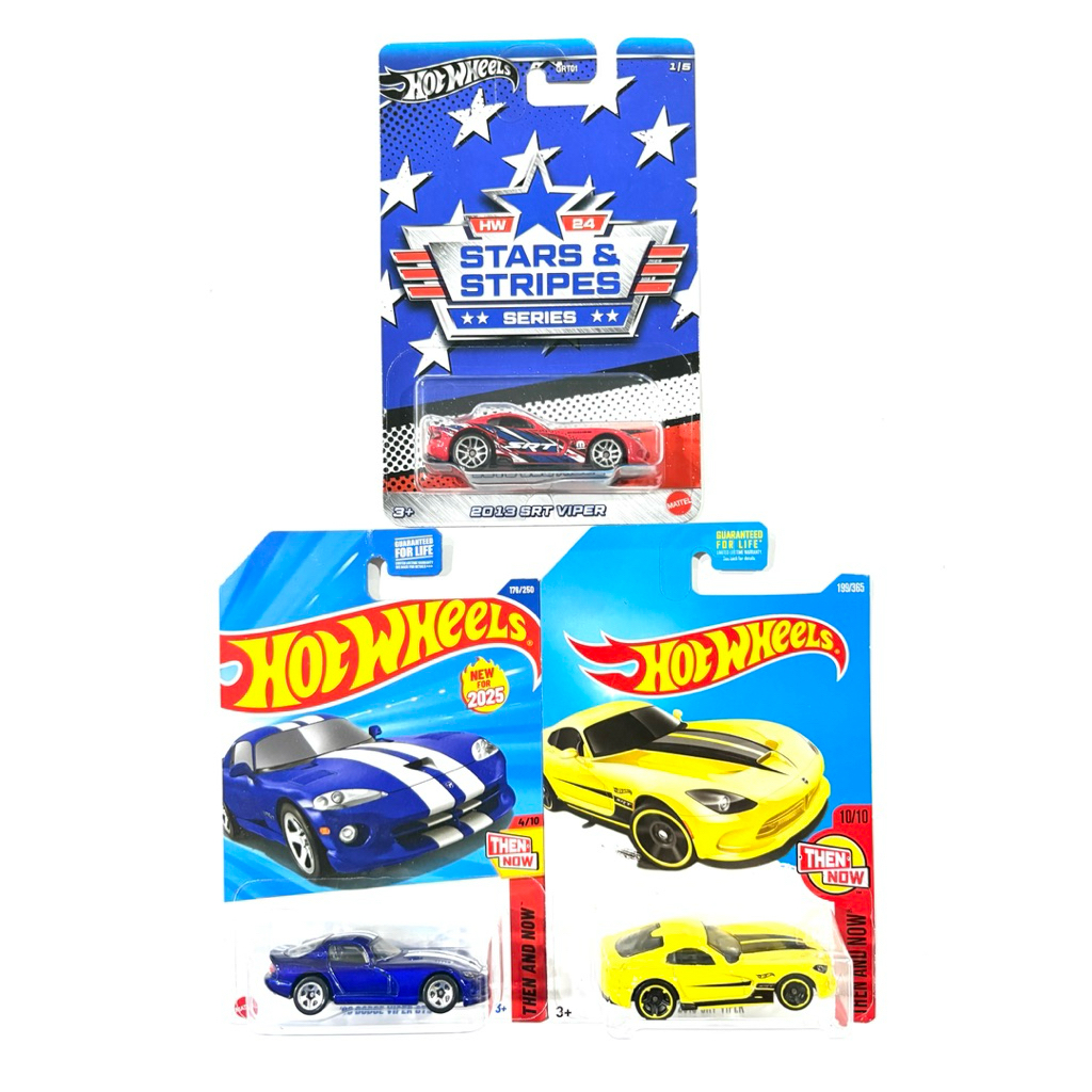Hot Wheels | 2013 SRT VIPER | ‘96 DODGE VIPER GTS | 2013 SRT VIPER |‼️มุมยับ ขอบแพคยับ‼️|🇺🇸แพคอเมริก