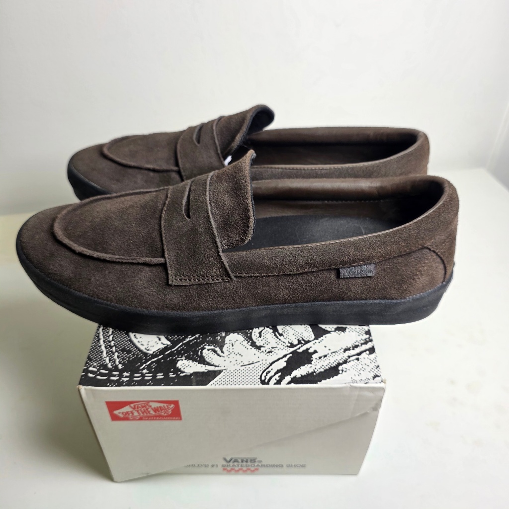 VANS SKATE LOAFER - SUEDE BROWN รองเท้า VANS ชาย  US 12|UK 11|EUR 46
