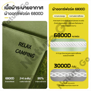 เก้าอี้แคมป์ปิ้ง เกียร์สามปรับได้ เก้าอี้สนาม พับได้ แบบพกพา ปิคนิค แถมถุงเก็บ รับน้ำหนัก 300KG