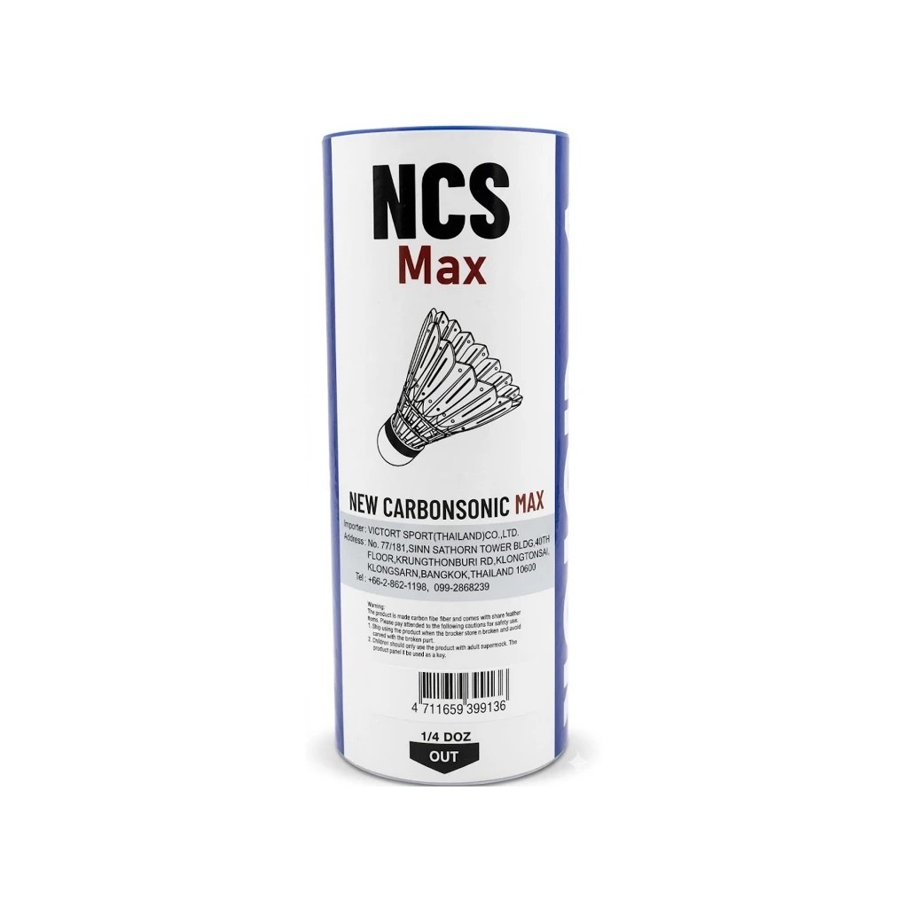 ( สินค้าแถมหลอด 3 ลูก ) VICTOR ลูกแบดมินตัน รุ่น NCS PRO / NCS MAX
