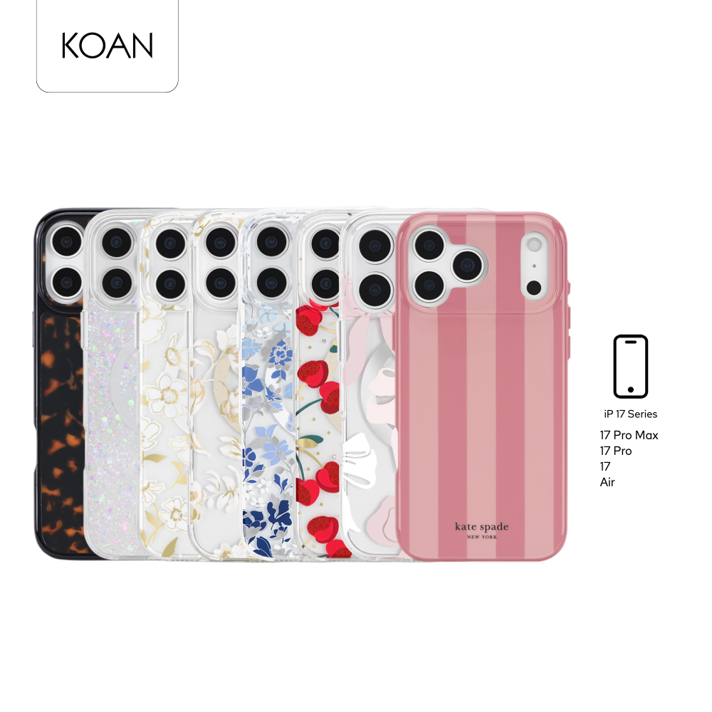 KATE SPADE เคสกันกระแทก Print Mag ใช้สำหรับ iPhone 17 Series
