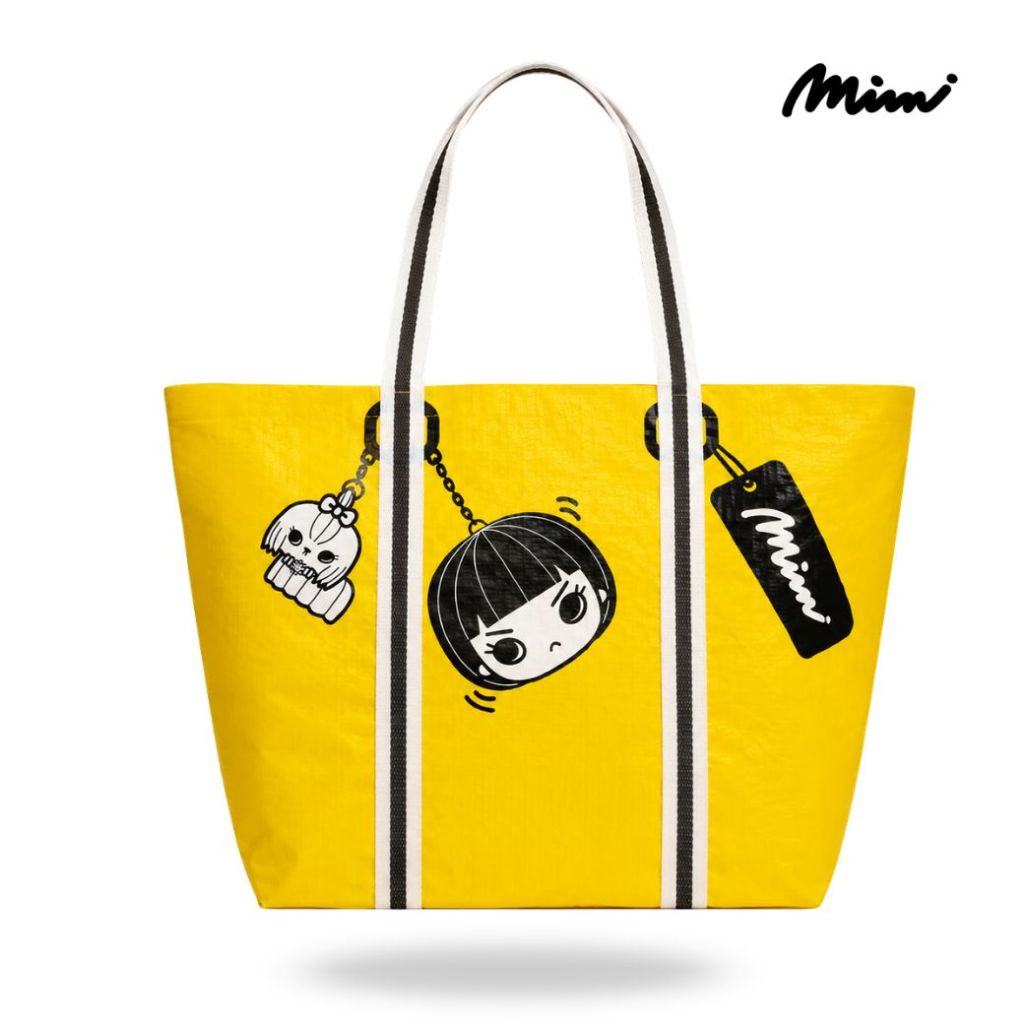 Mimi Big Bag กระเป๋าช้อปปิ้ง เบา สบาย พกพาง่าย จุของได้เยอะ (AX01YE)