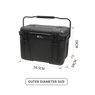 MOBI GARDEN Cooler Box 26L กล่องเก็บความเย็นฉนวนหนา เก็บน้ำแข็งได้ 72-84H พกพาแคมป์ปิ้ง ตกปลา พกอาหารไปเที่ยว