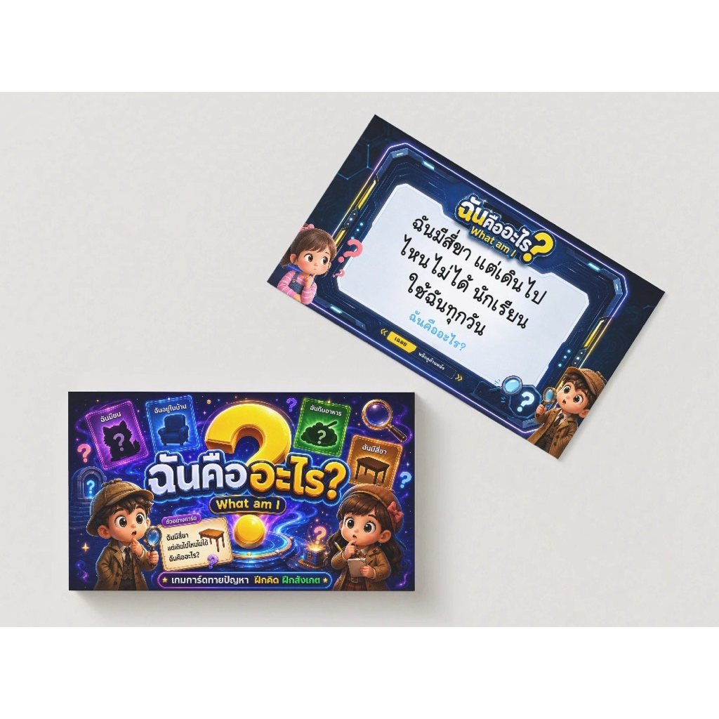 การ์ดเกม “ฉันคืออะไร”