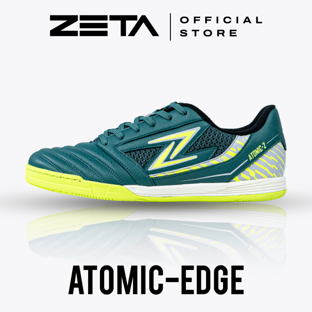 ZETA ซีต้า รองเท้าฟุตซอล รุ่น ATOMIC-EDGE* ZTFFS02GG GREEN/ GREEN เบา ทน เกาะสนามดี เคลื่อนไหวมั่นใจ* — صورة 3