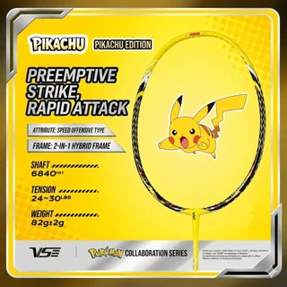 ไม้แบดมินตัน VS x Pokemon ** ลิขสิทธิ์แท้ ** คอลเล็คชั่นโปเกมอน Pokémon Limited Edition