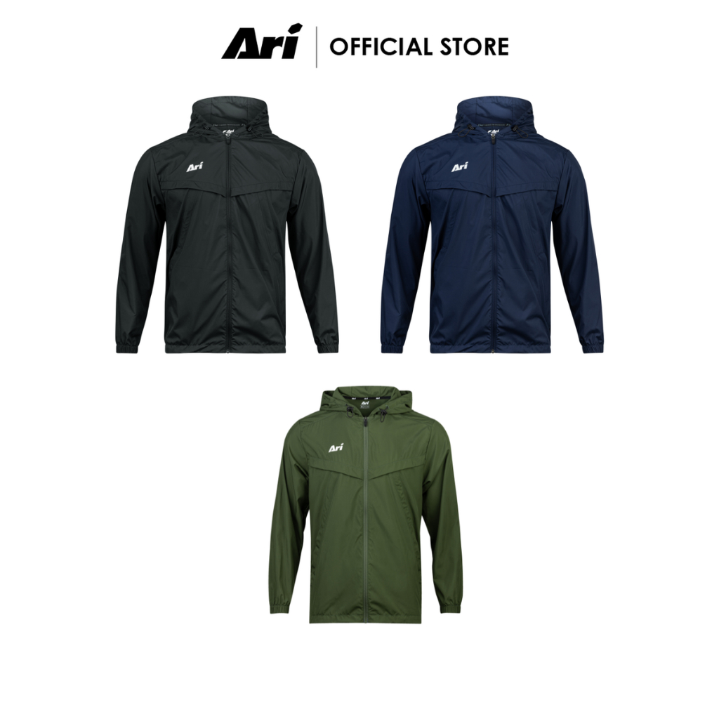 ARI ESSENTIAL WINDBREAKER JACKET - เสื้อกันลม อาริ