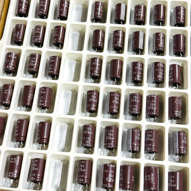 10ชิ้น Capacitor LXV 330uf 35v 10*20มม. ระยะขา5มม.