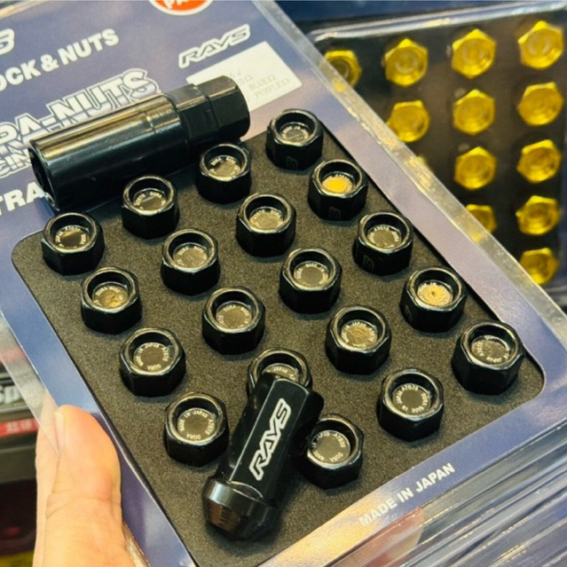 น็อตล้อ Ravs เหล็ก L42 แข็ง ยาว 1.75" เกลียว 12 mm. 1.5 1.25 Bolt wheel hyper lug nut dura rays ray นอตล้อ น๊อต น้อต