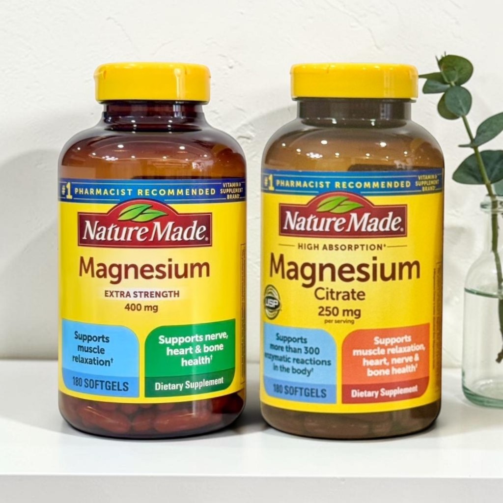 Nature Made Magnesium มีขนาดและจำนวนให้เลือก