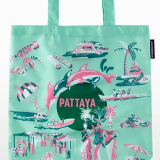 Starbucks Pattaya Discovery Tote Bag กระเป๋าสตาร์บัคส์ A11180263