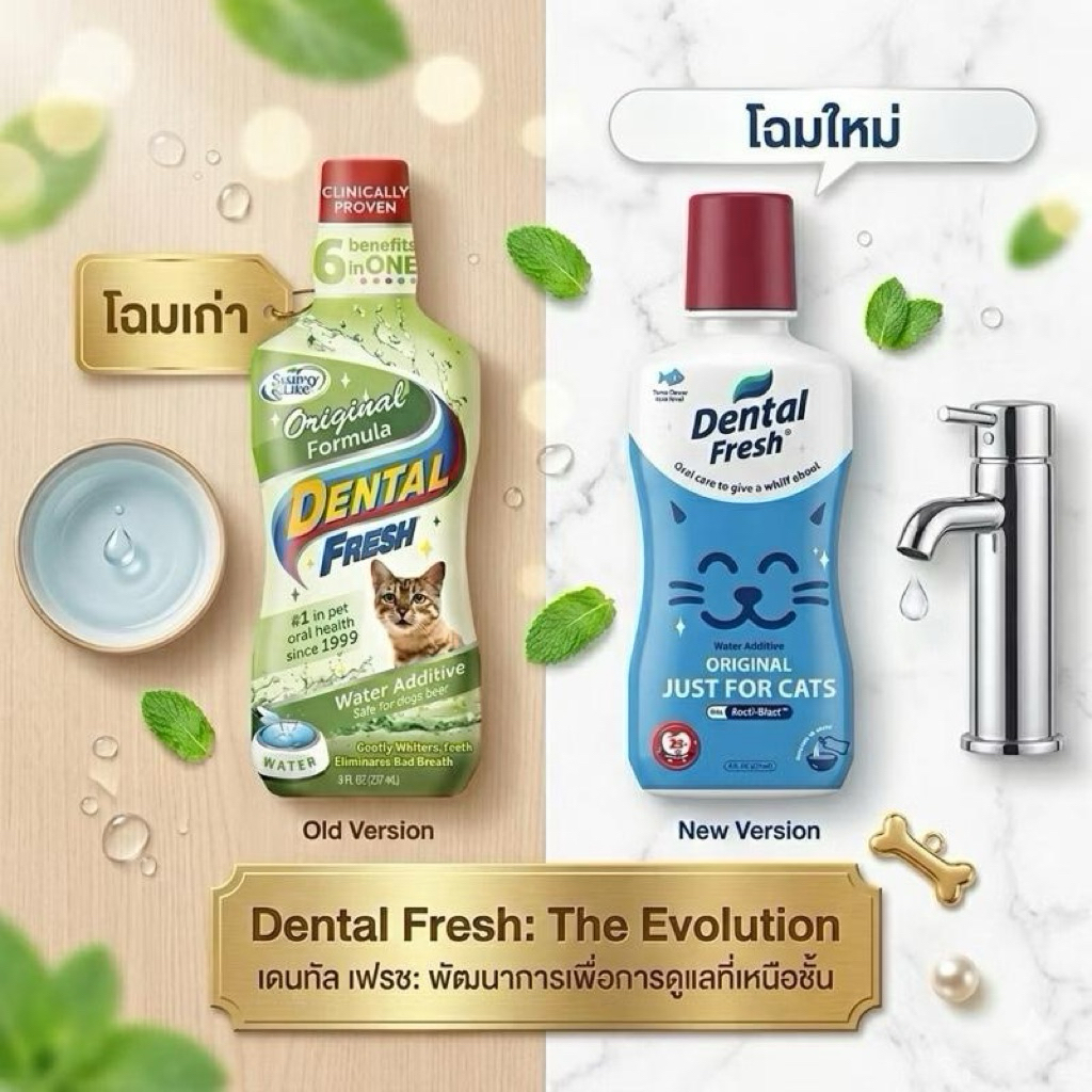 Dental Fresh น้ำยาลดกลิ่นปากสุนัขและแมว รูปที่ 5