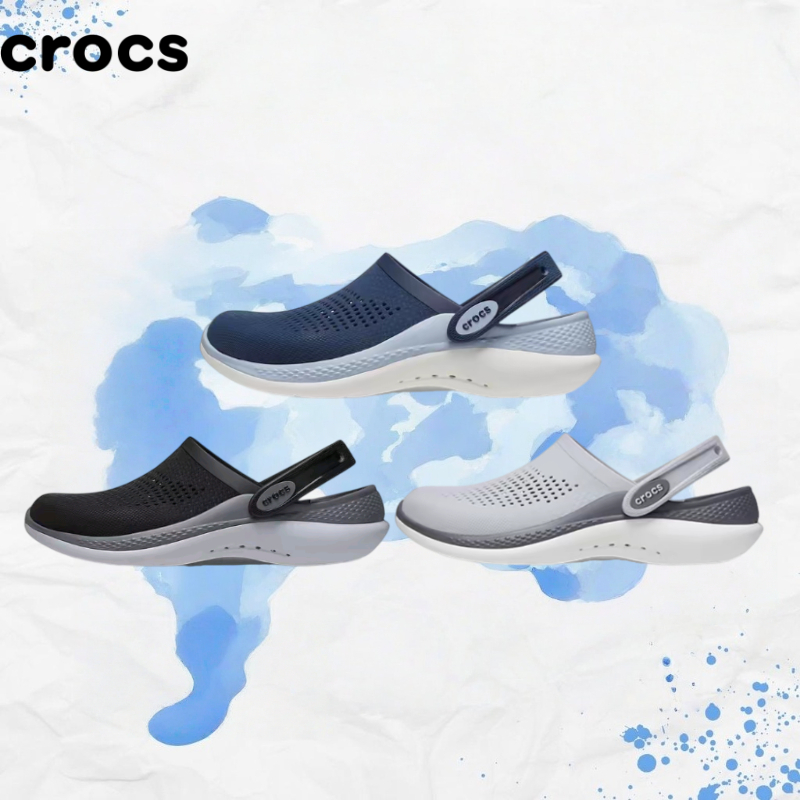 💙เป็นของแท้/crocs💙LiteRide EVA Sandals รองเท้ากีฬาชายและหญิง หลายสีให้เลือก size36-45