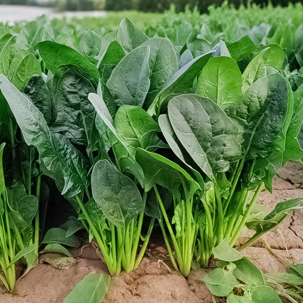 เมล็ดพันธุ์ ผักโขมป๊อบอาย ปวยเล้ง 100เมล็ด Spinach Green Seeds [ 10 เเถม 1 คละได้ ]