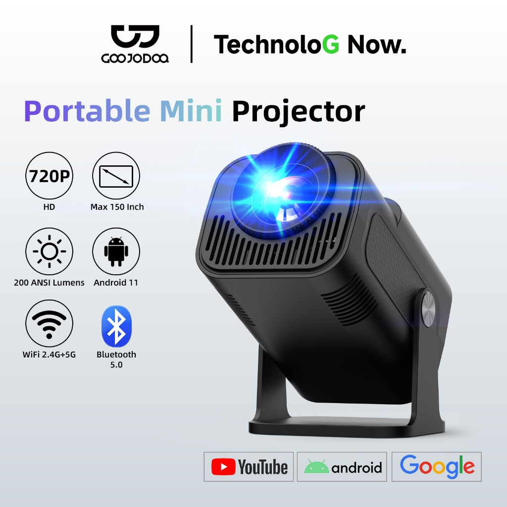 GOOJODOQ HY320 mini  โปรเจ็กเตอร์ พกพา