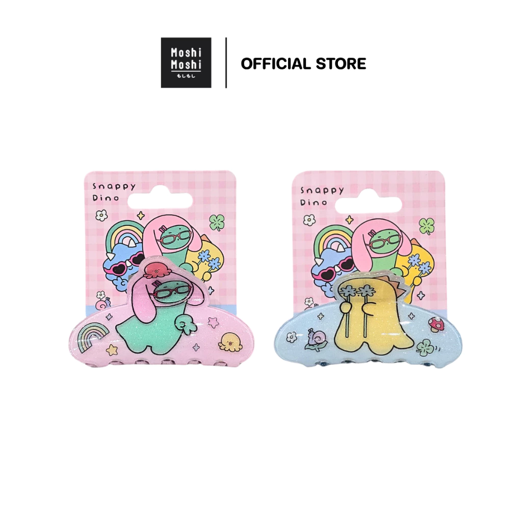 Moshi Moshi กิ๊บติดผม กิ๊บหนีบผม ลาย SnappyDino กิ๊บหนีบผมน่ารักๆ รุ่น 8100050121-50122