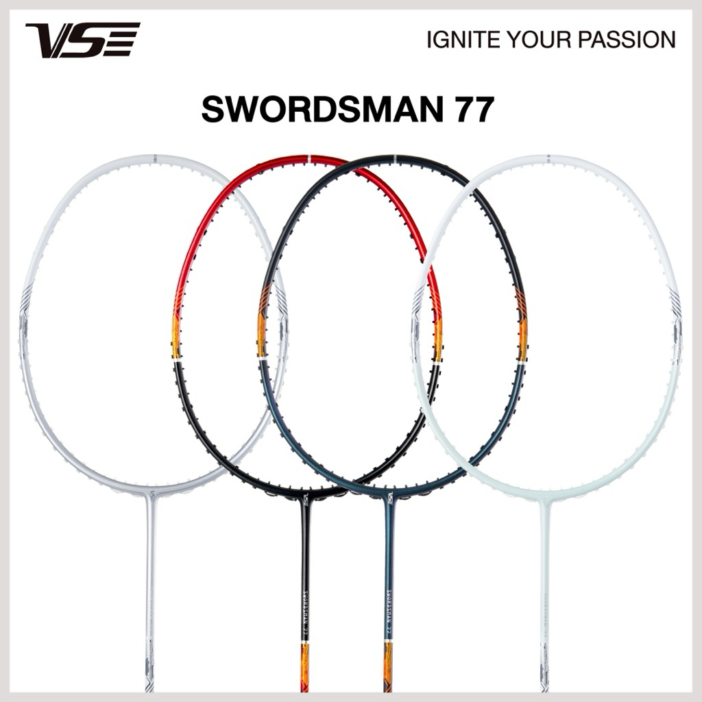 VS ไม้แบดมินตัน รุ่น SWORDSMAN 77 ไม้ 5U พร้อมขึ้นเอ็น (ถ้าไม่แจ้งความตึง จะไม่ขึ้น) ถูกลิขสิทธิ์ 10