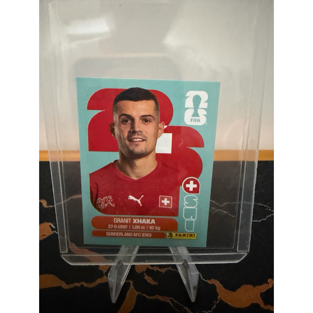 ขายสติกเกอร์นักเตะ Granit Xhaka จากชุด Panini World Cup 2026