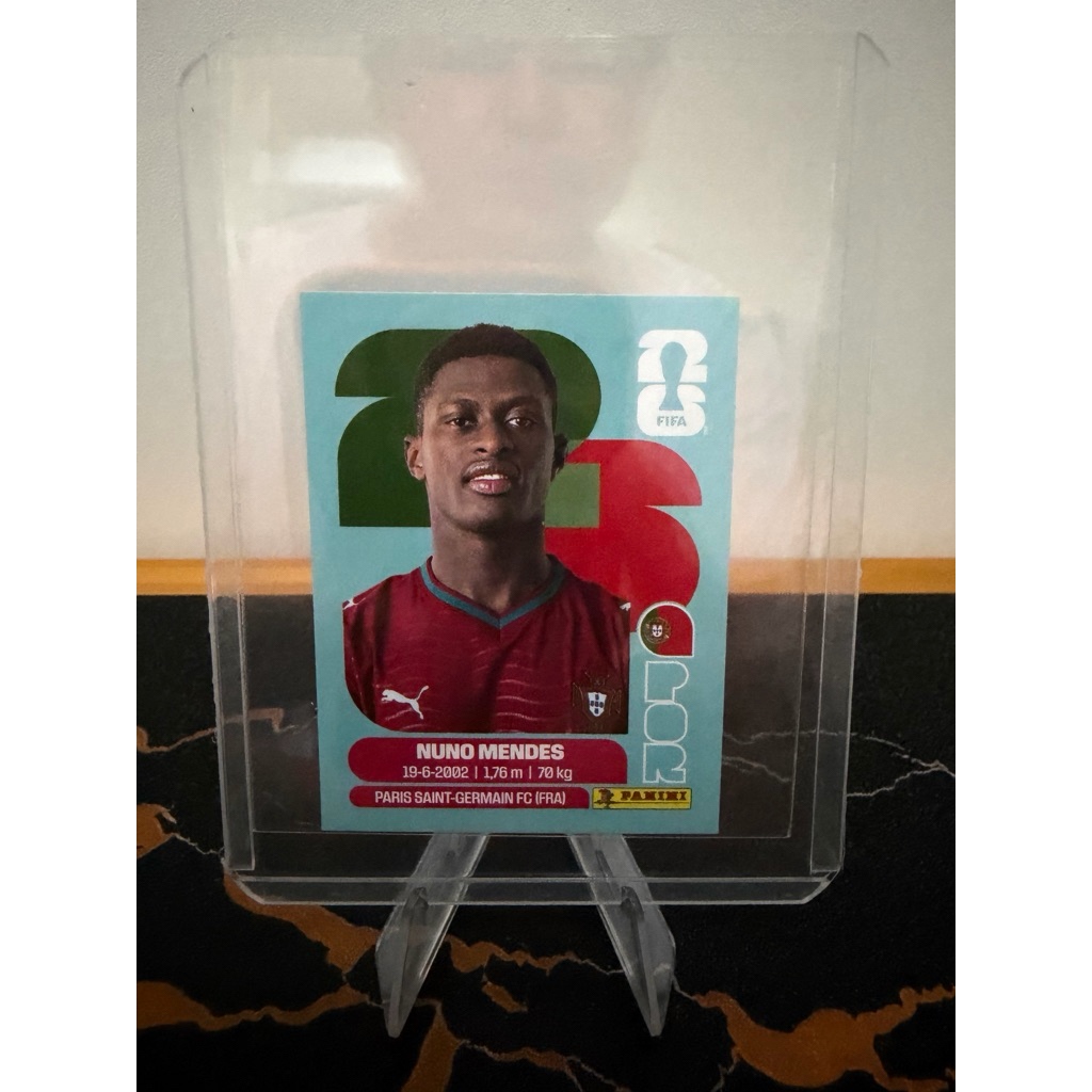 ขายสติกเกอร์นักเตะ Nuno Mendes จากชุด Panini World Cup 2026
