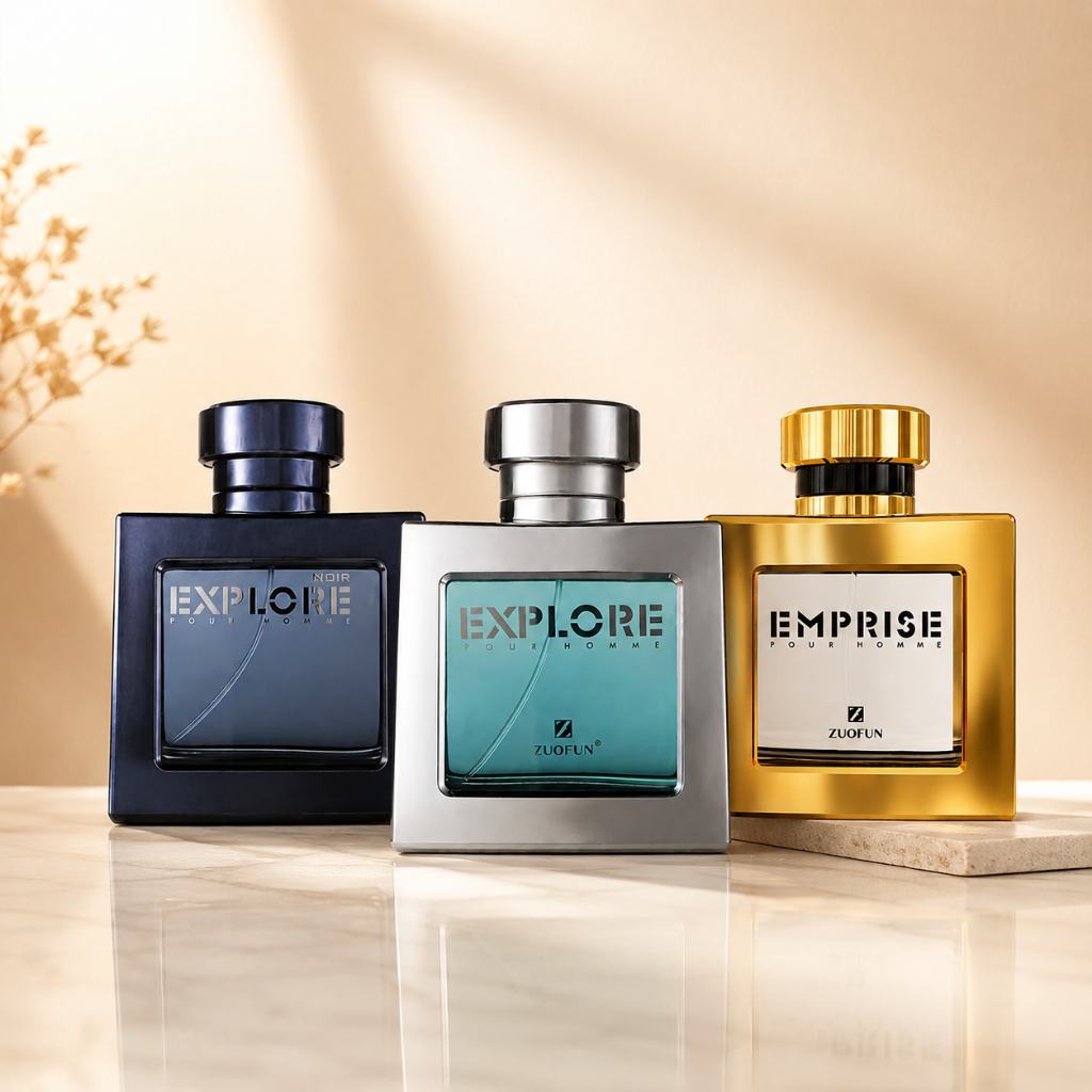 ชุดน้ำหอม Carlotta สุดฮิต (Explore Noir+Emprise+ Explore Pour Homme) 3 ขวด