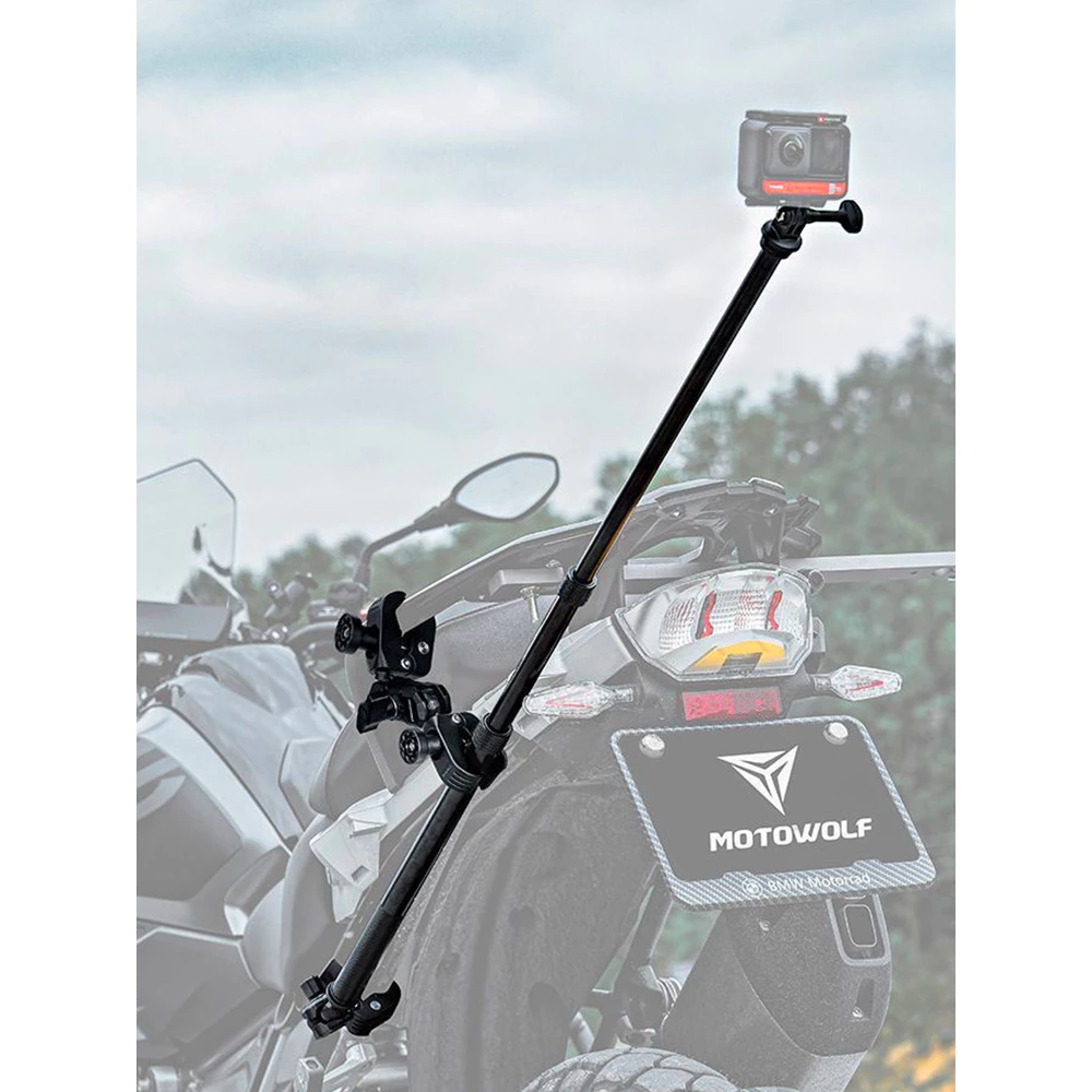 🏍️ที่ยึดกล้องมอเตอร์ไซค์ มุมกล้องบุคคลที่สาม สำหรับออกทริปเท่ห์ๆ ปรับได้อิสระ thumbnail 3