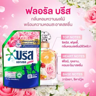 Mello [ 1 ถุง ] บรีสน้ำน้ำยาซักผ้า 580มล.- 700มล. x 1ถุง