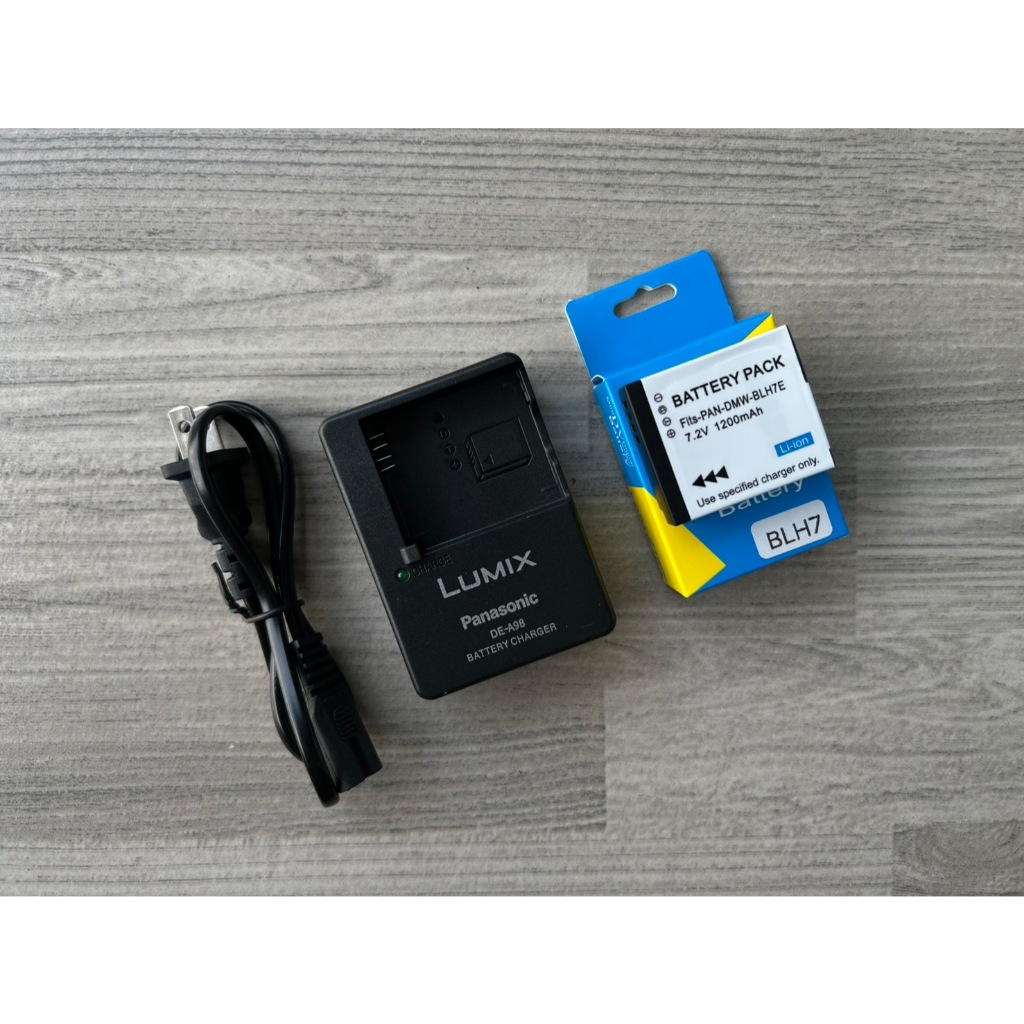แบตเตอรี่ DMW-BLH7E & แท่นชาร์จ DE-A98 กล้อง DMC-GM1 DMC-GM5 DMC-GF7 DMC-GF8 DMC-GF9 DMC-GF10 DMC-LX