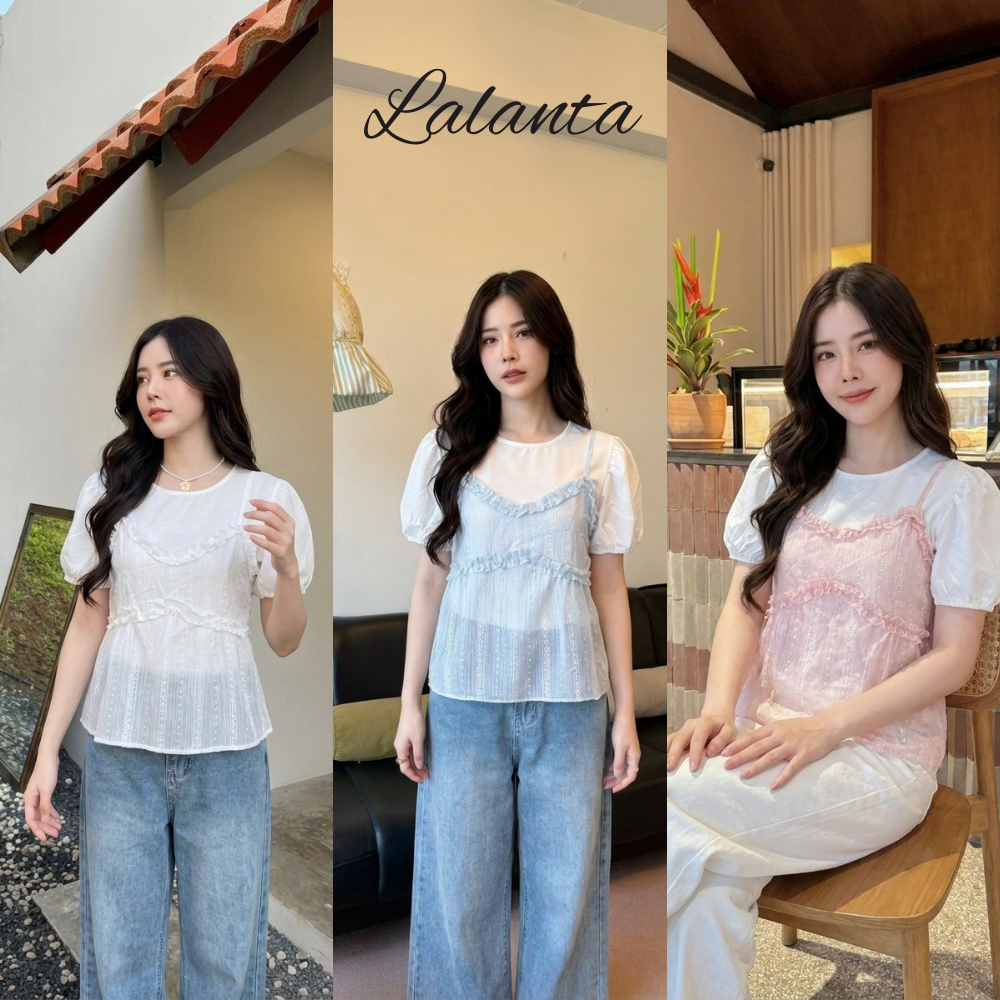 เสื้อ2ชิ้น แยกใส่ได้ค่ะ #FF51
