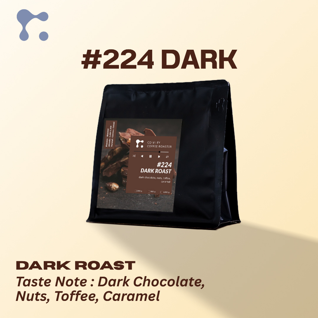 COMIFY *เมล็ดกาแฟคั่วเข้ม Signature #224 dark roast