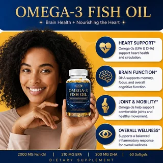 Seehrtt Omega3 Vitamin Fish Oil DHA+Algal โอเมก้า 3 น้ำมันปลา ซอฟท์เจล วิตามินรวม อาหารเสริม บํารุงสมอง ปกป้องสายตา
