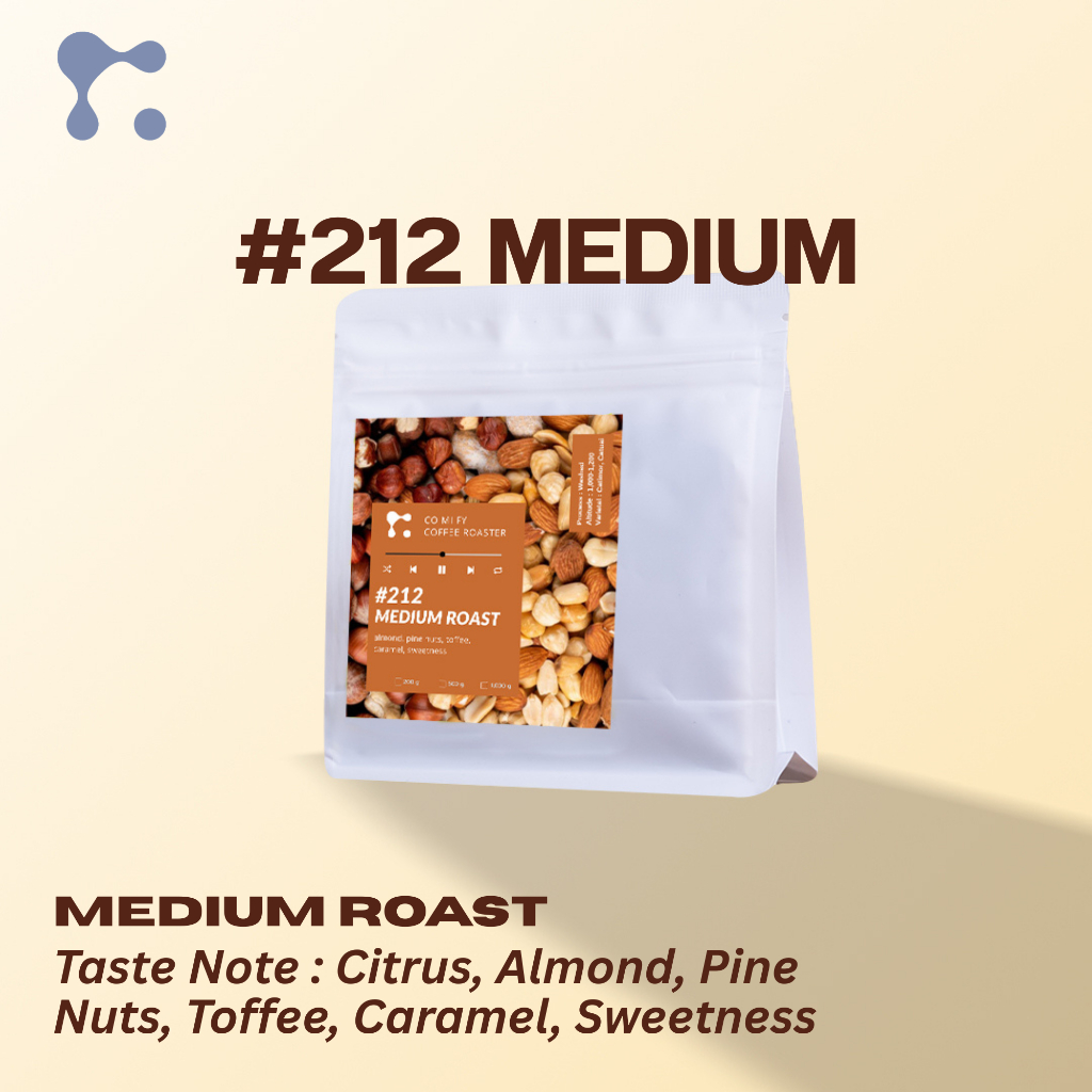 COMIFY *เมล็ดกาแฟคั่วกลาง Signature #212 medium roast