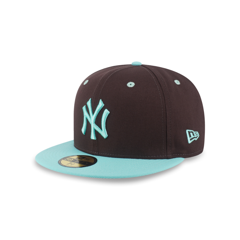 หมวกแก๊ป New Era รุ่น New York Yankees Co 59Fifty Pack - Mint Chocolate Visor Blue Tint Chocolate 59Fifty Cap
