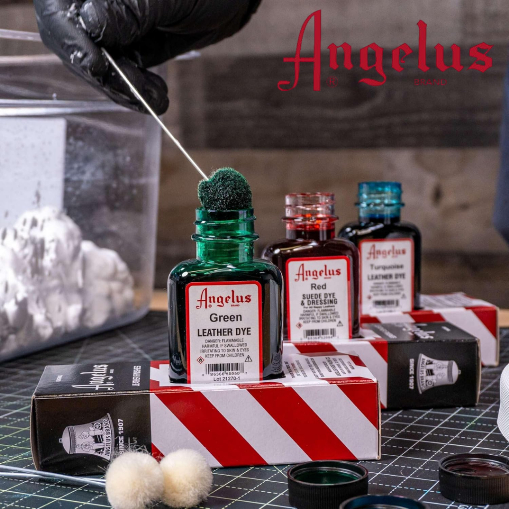 🇺🇸 Angelus Leather Dye สีย้อมหนังขวดใหญ่ 3oz USA 🇺🇸
