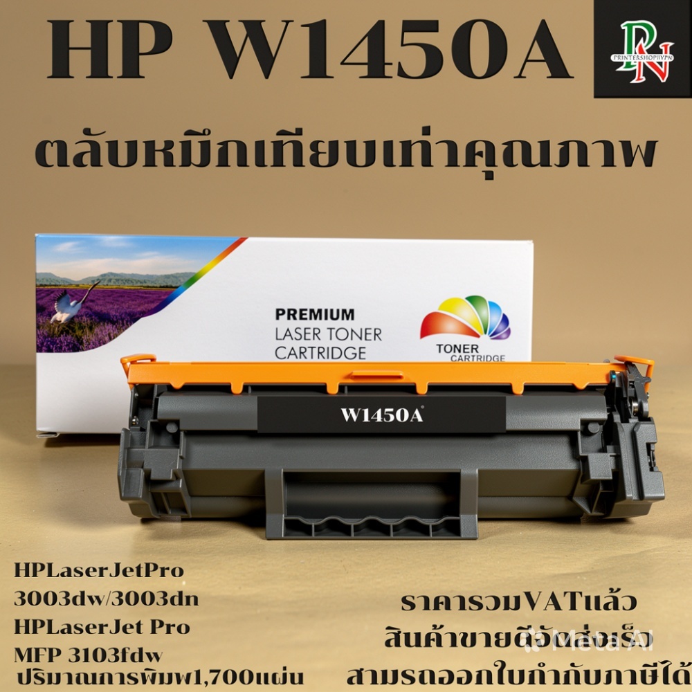 ตลับหมึก HP W1450A(145A) เทียบเท่าราคาพิเศษ FOR HP LaserJet Pro 3003dn/3003dw/MFP 3103fdw/3103fdn