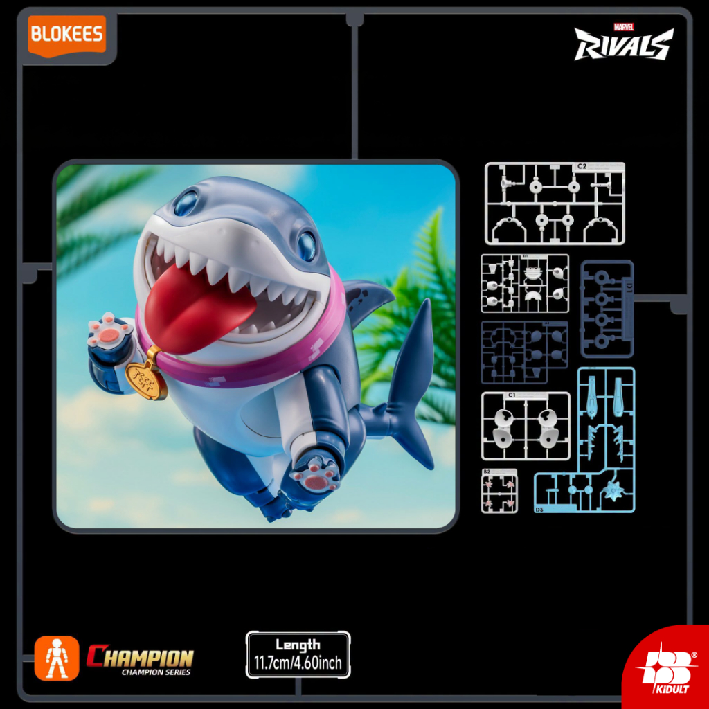 Rival Champion Class CC 12 Jeff the Land Shark (Blokees) 81123 แชมเปียน คลาส ซีซี สิบสอง เจฟ เดอะ แลนด์ชาร์ก (บล็อกคีส์)