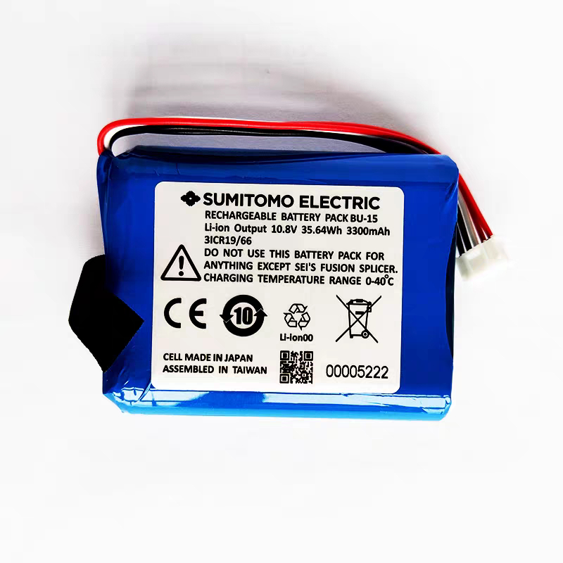 💫ใหม่ทั้งหมด Japan SUMITOMO T-400s Fiber melting machine battery 10.8V 35.64Wh 3300mAh แบตเตอรี่ลิเธ