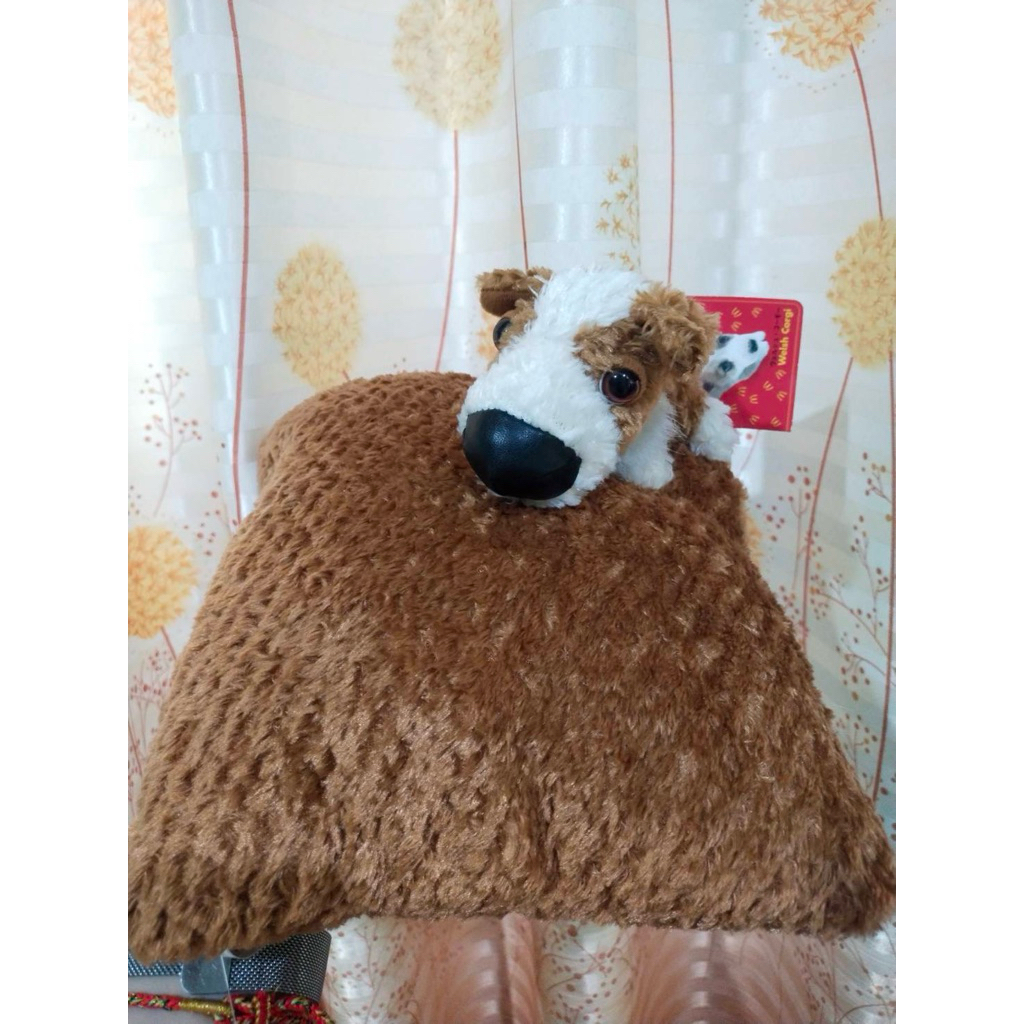 หมอนตุ๊กตา The Dog Artlist Collection รุ่นปี 2003 เป็นสุนัขพันธุ์เวลช์คอร์กี้ (Welsh Corgi) มือสอง ข