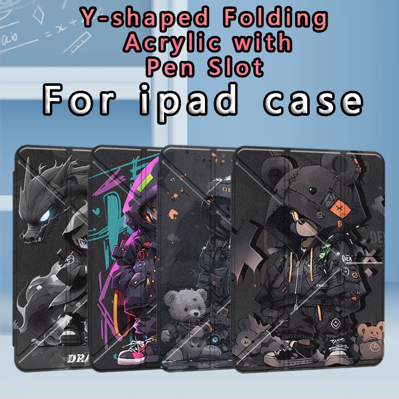 3+y zc834 เคสไอแพด ipad gen11 case a16 air11 Air5 6 7 8 Gen9/8/7 10.2 Pro11 เคสสำหรับไอแพด 10.5 10 2022 mini4 5 10.9