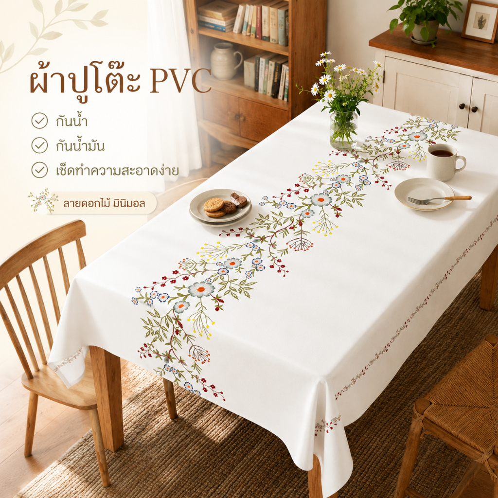 โต๊ะประชุมพลาสติก PP ใหม่ไม่ชำระล้างน้ำมันกันน้ำตาลแผ่นโต๊ะสี่เหลี่ยมผืนผ้าสัมผัสเบาสบายระบายอากาศได้ดี