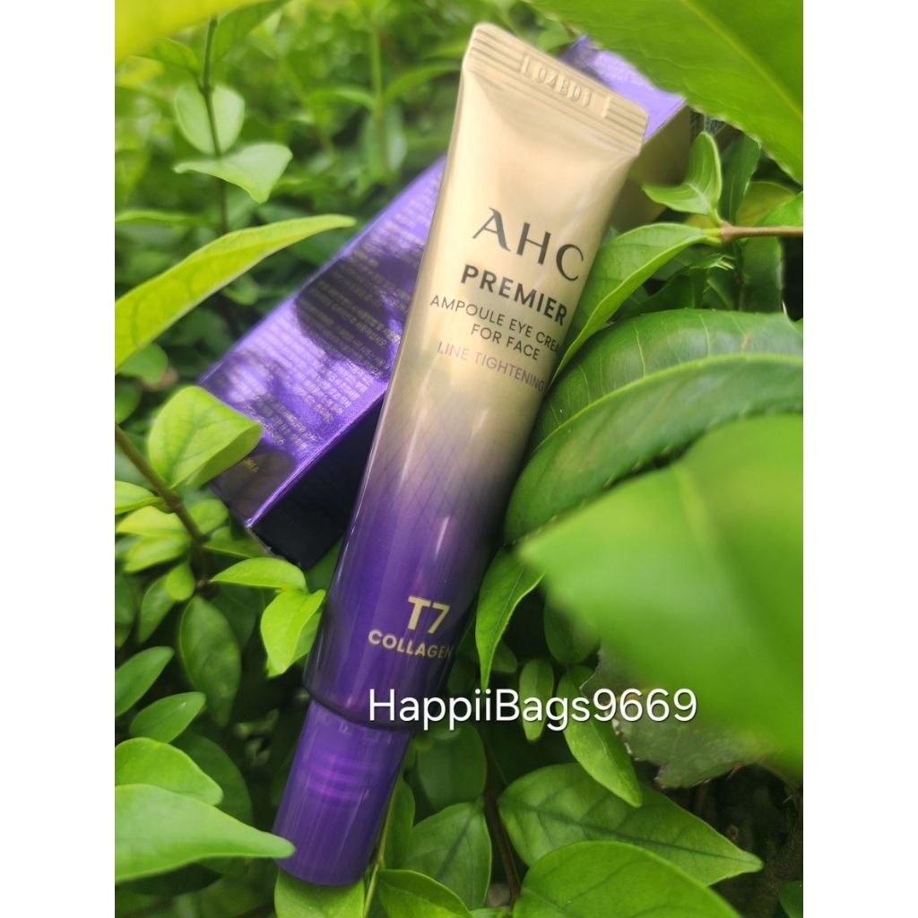 🌌AHC PREMIER AMPOULE EYE CREAM FOR FACE LINE TIGHTENING T7 COLLAGEN 12ml ครีมบำรุงรอบดวงตาและใบหน้าสูตรแอมพูลเข้มข้น