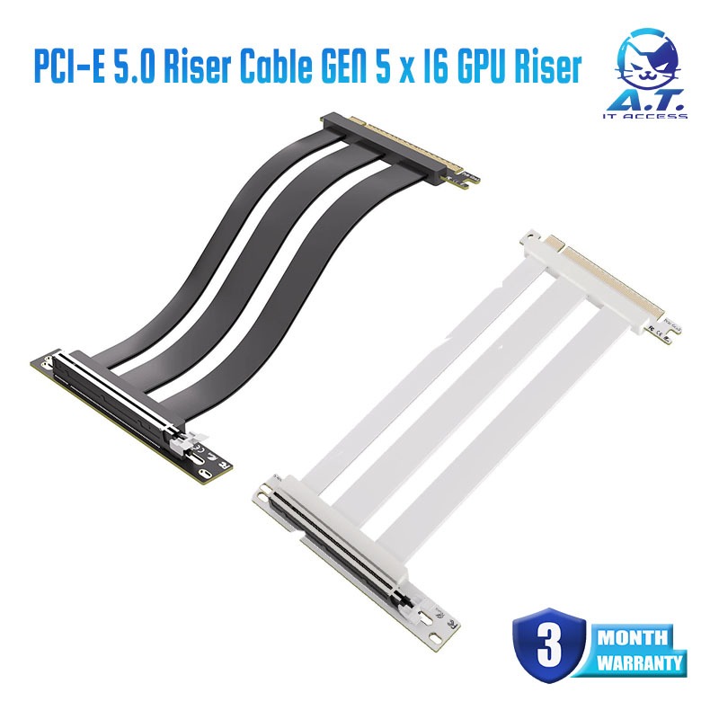 PCIe 5.0 Riser Cable GEN 5 x16 PCI Riser Extender  GPU Riser สําหรับตั้งการ์ดจอแนวตั้ง