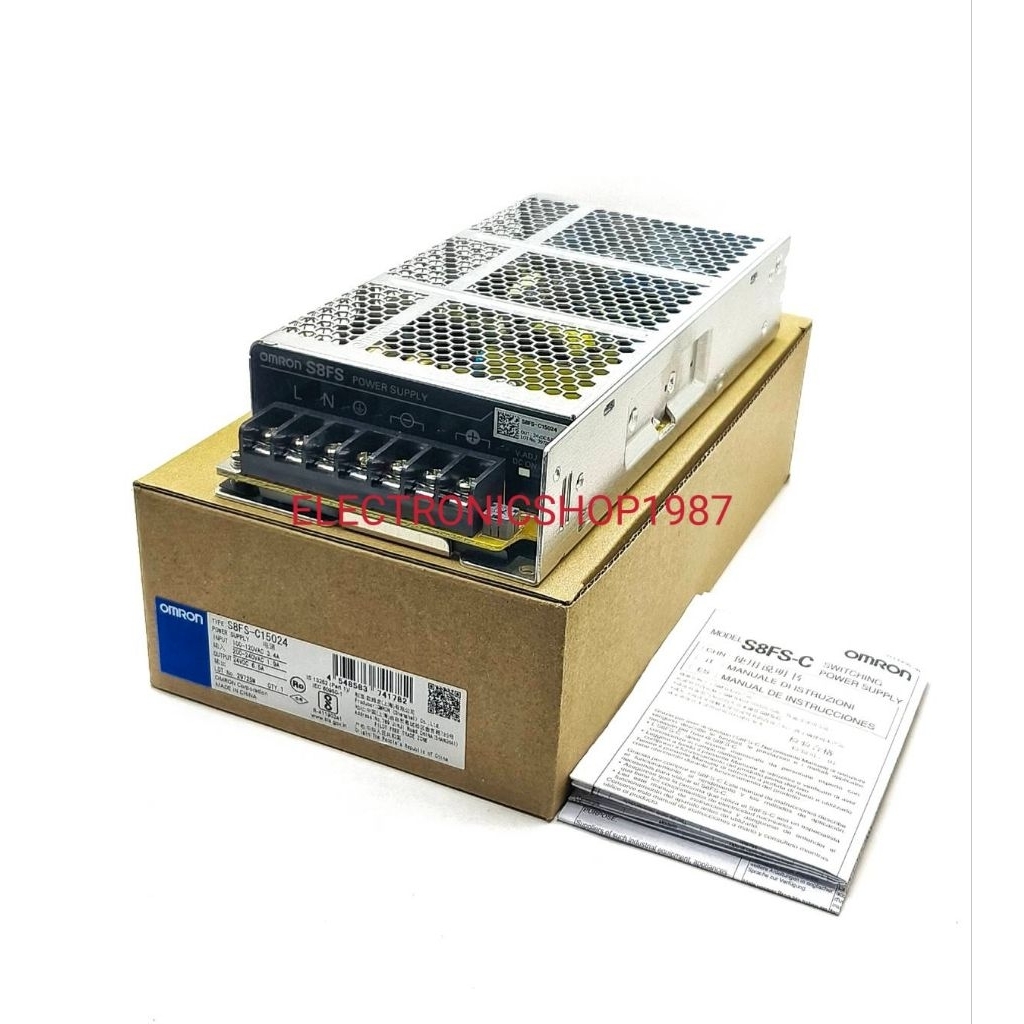 S8FS-C15024 POWER SUPPLY 24VDC 6.5A สวิตช์ชิงเพาเวอร์ซัพพลาย SWITCHING POWER SUPPLY S8FS