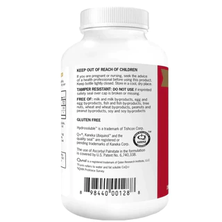 [ของแท้สั่งตรง] Qunol Mega CoQ10 Ubiquinol โคเอ็นไซ คิวเท็น 100 mg 120 Softgels