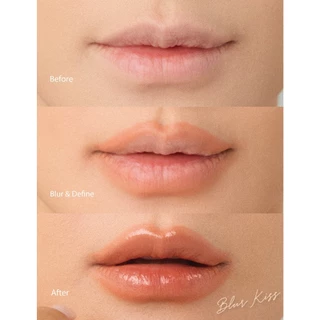 CHO-BLUR KISS LIP LINER ลิปโชเบลอปาก สร้างมิติให้ริมฝีปาก เนื้อนุ่ม ไม่ตกร่อง พร้อมหัวฟองน้ำเบลนด์ในแท่งเดียว ขนาด 1g.