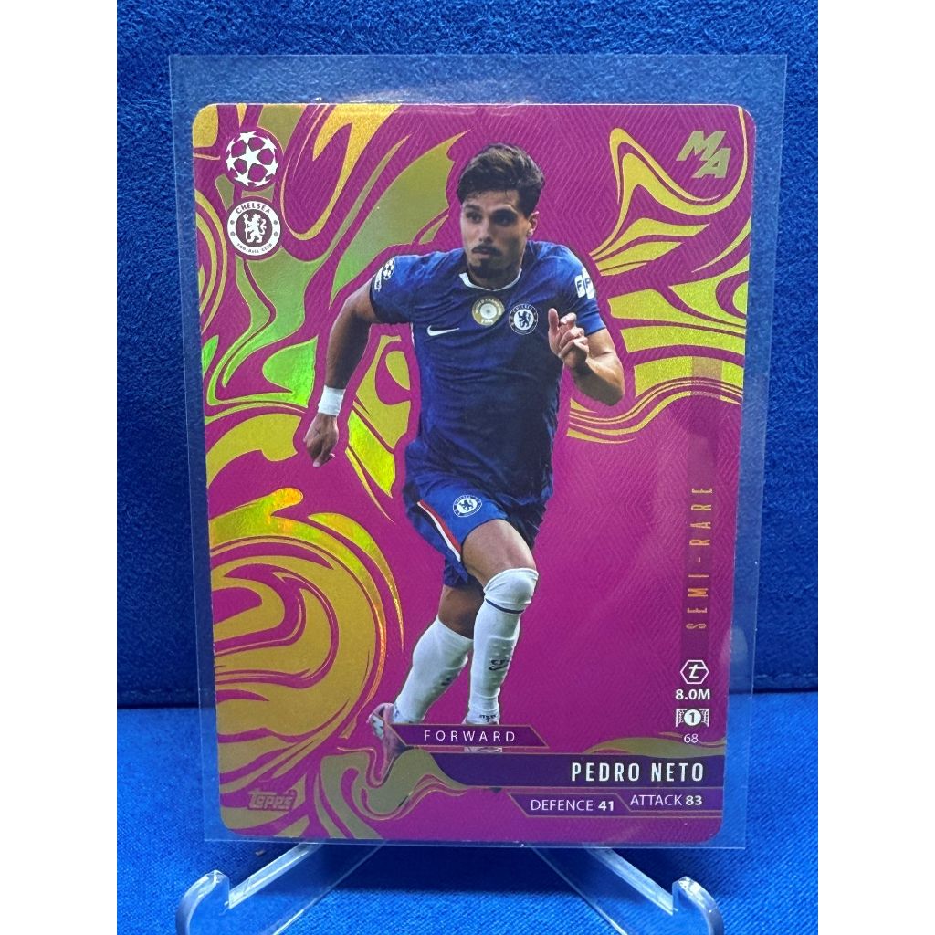 2025/26 Topps Match Attax Madness Pedro Neto Semi-Rare Foil