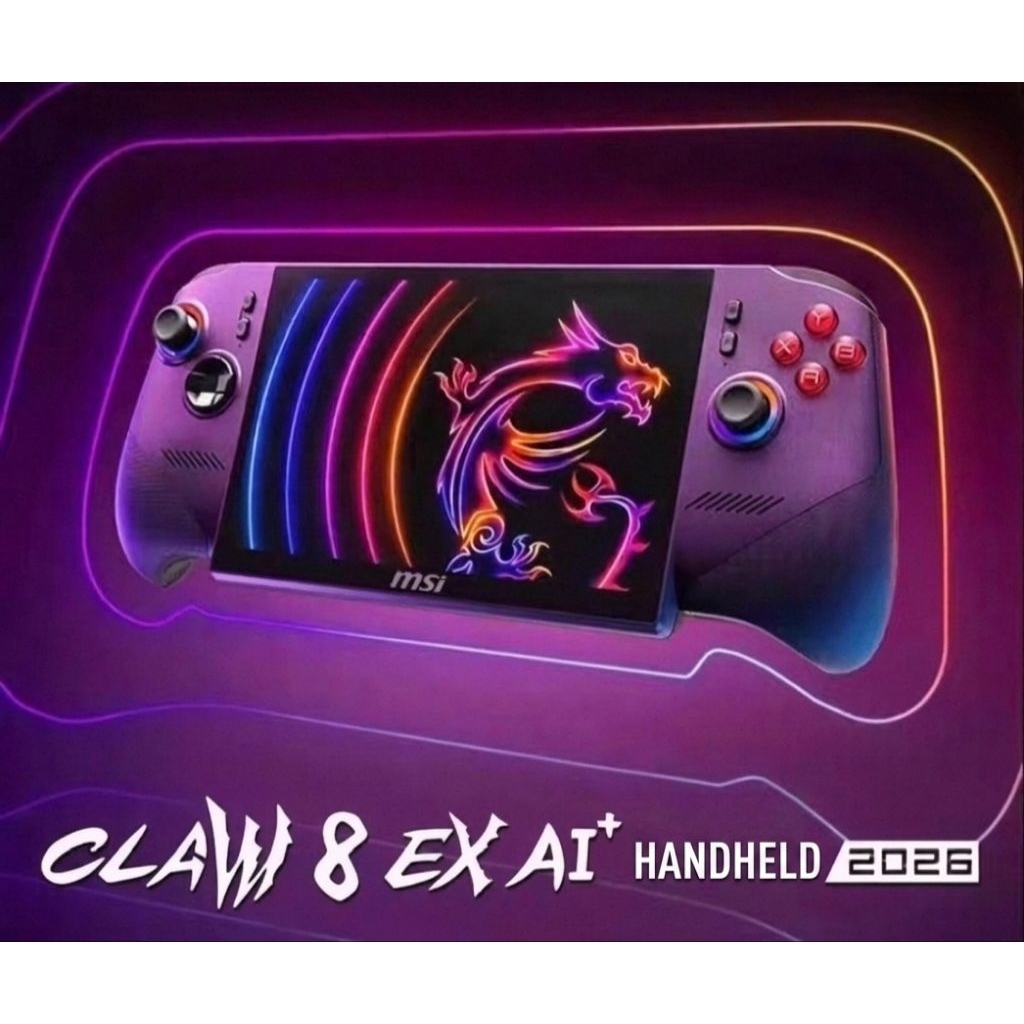 เครื่องเกม MSI Claw 8 EX AI+ Intel Arc G3 Extreme
