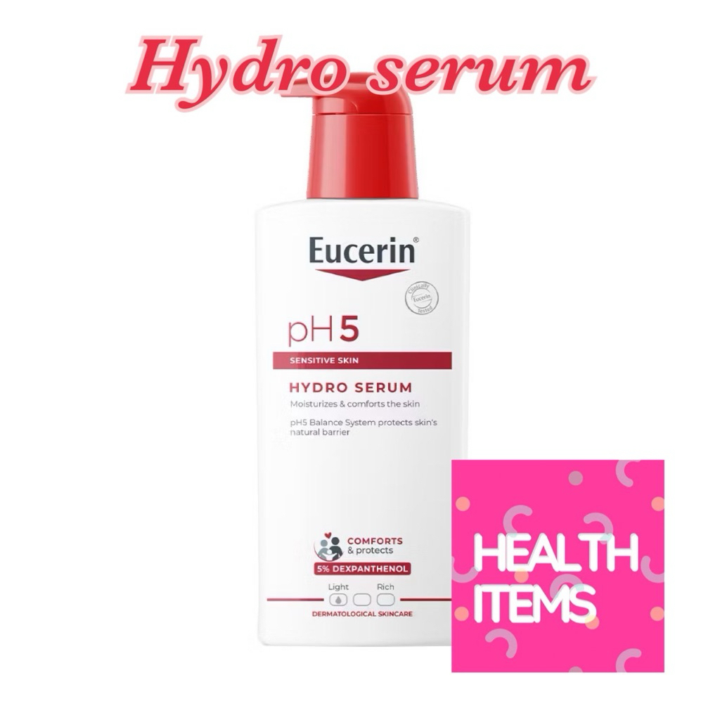 Eucerin pH5 Sensitive Skin Hydro Serum 400 ML ยูเซอริน พีเอช 5 เซนซิทีฟ สกิน ไฮโดร เซรั่ม 400 มล